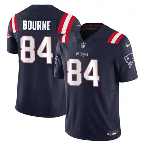 Men & Women & Youth New England Patriots #84 Kendrick Bourne Navy 2023 F.U.S.E. Vapor Limited Jersey->new orleans saints->NFL Jersey